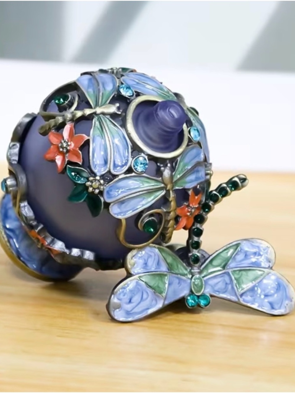 NIB Dragonfly Decorative Miniature Perfume Bottle - Picture 2 of 6